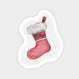 christmas sock Sticker